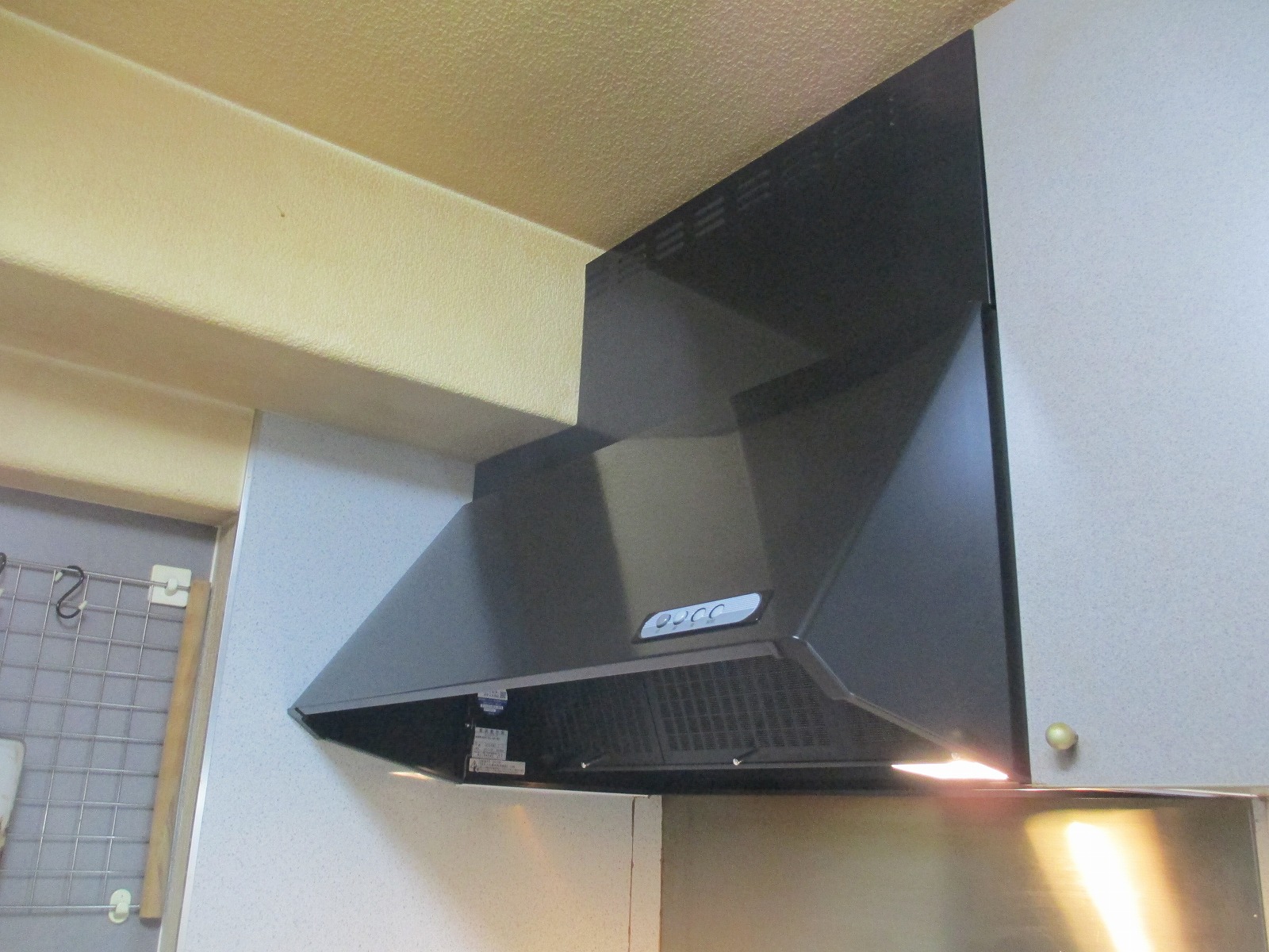 富士工業製レンジフード BDR-3HL-9017BK