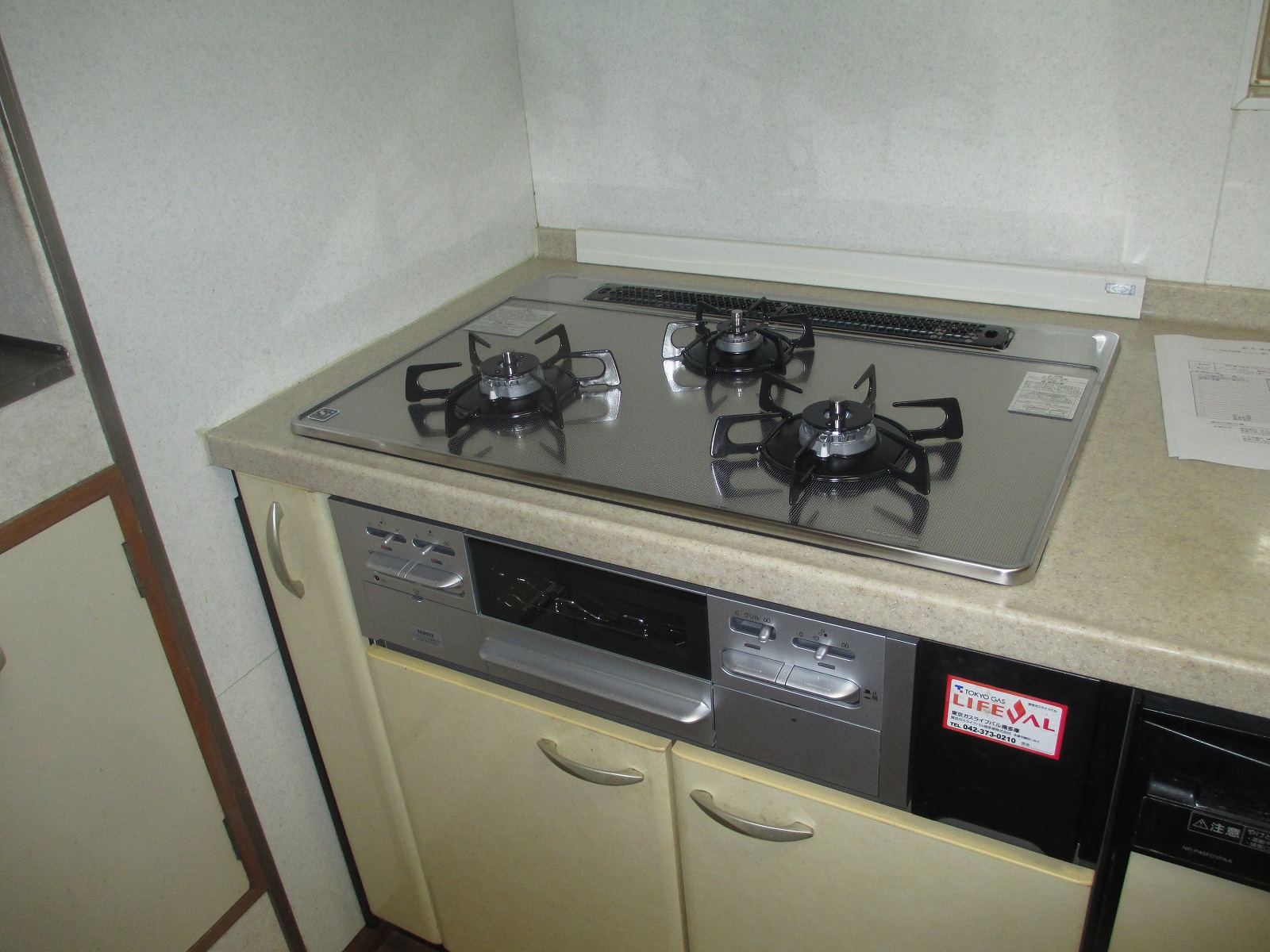 ノーリツ製ガスコンロ ファミ N3WN7RWTSKSV