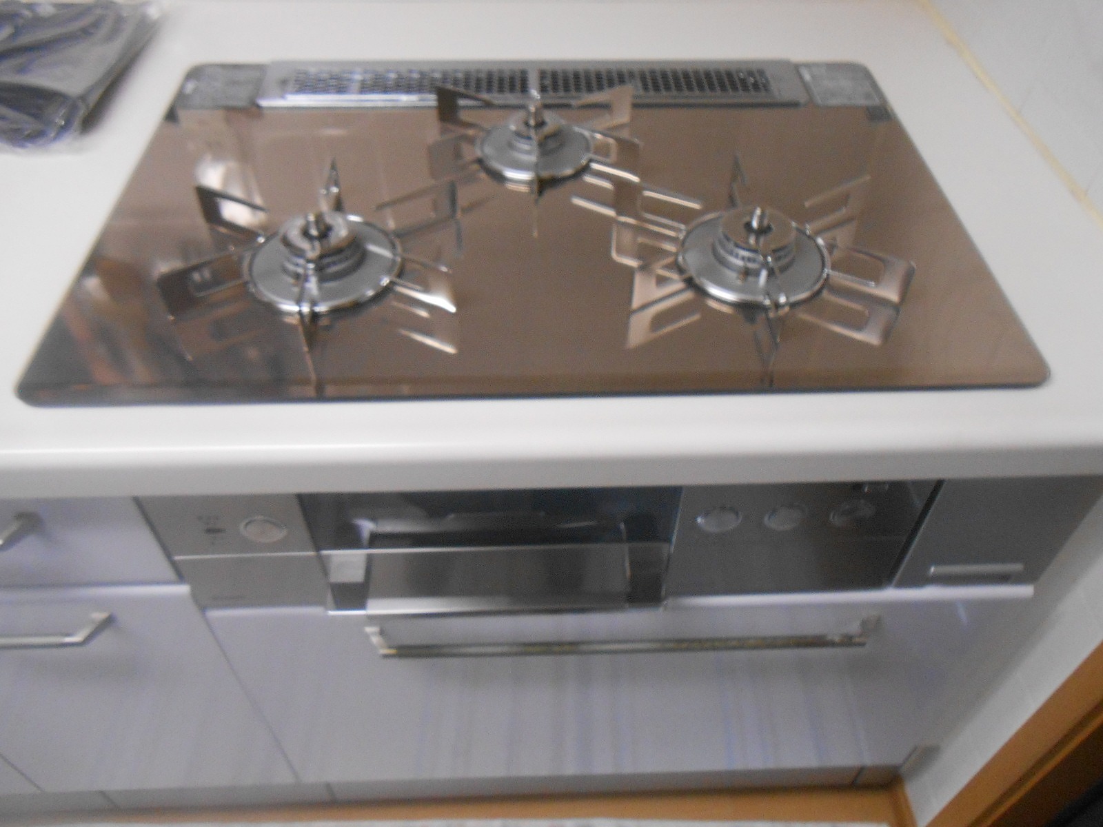 リンナイ製ガスコンロ　デリシア　RHS71W15G23R3-STW