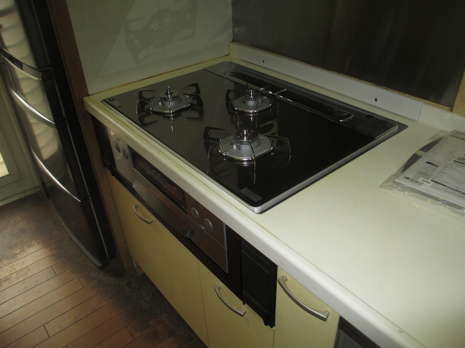 ノーリツ製ガスコンロ　ピアット N3WN9PWASKSTES