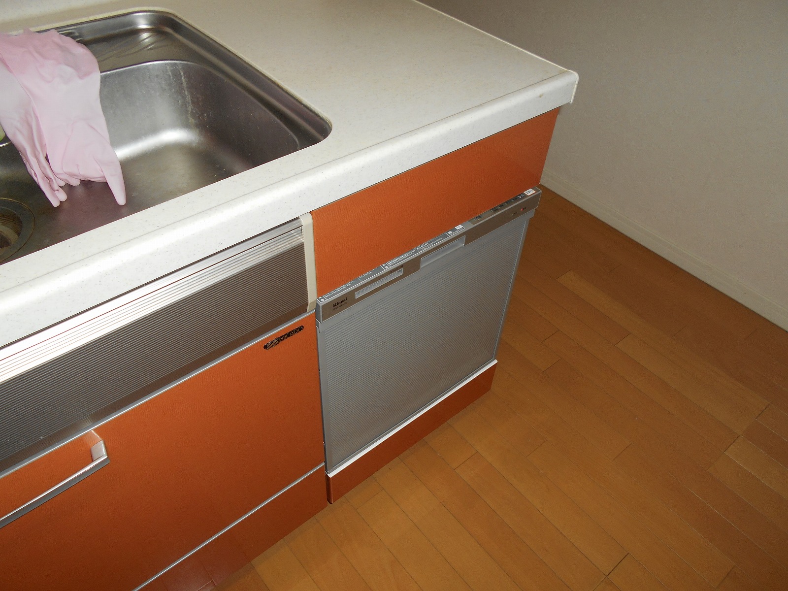リンナイ製食器洗い乾燥機 RKW-404A-SV