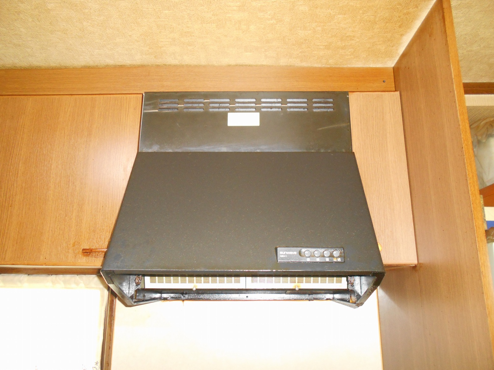 サンウェーブ製交換前レンジフード