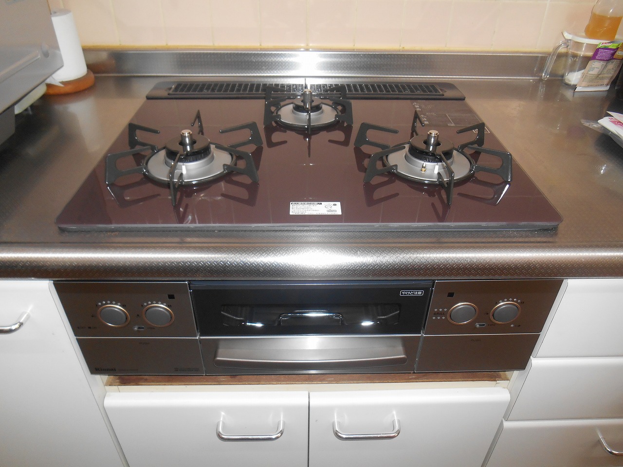 リンナイ製ガスコンロ　リッセ　RHS31W17G26R-STW