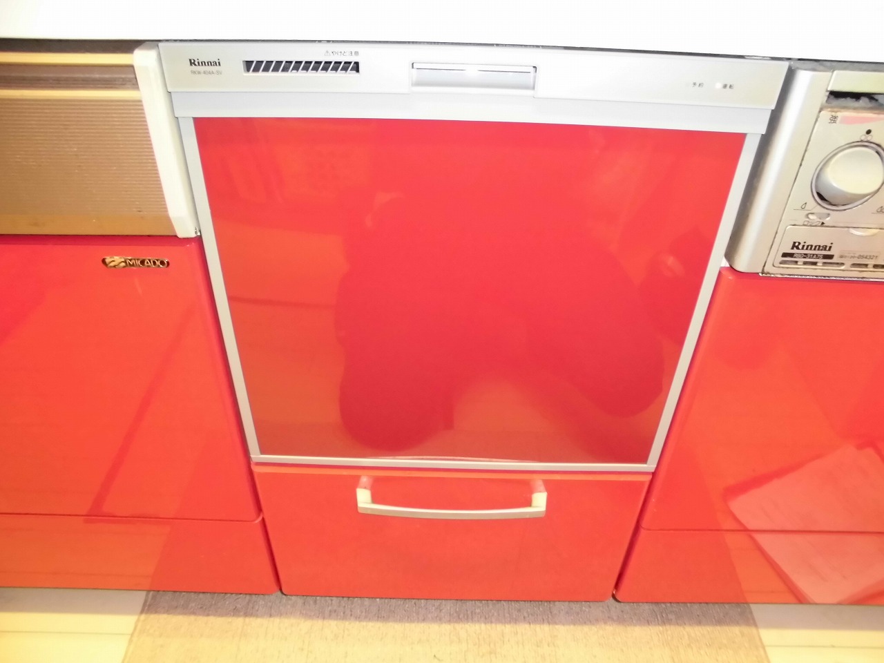 リンナイ製食器洗い乾燥機 RKW-404A-SV