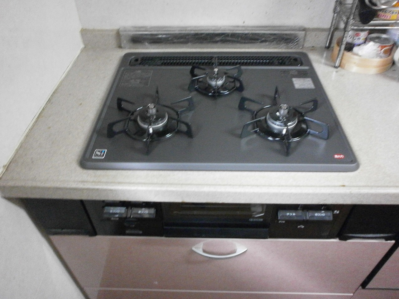 ハーマン製ガスコンロ メタル C3WK2RJTF