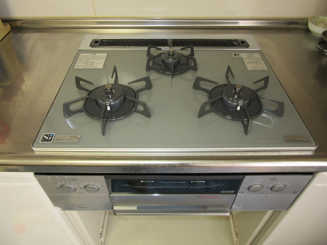 ノーリツ製ガスコンロ　ピアット N3WN8PWAS6SVE