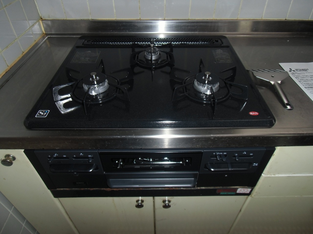 ノーリツ製ガスコンロ　メタル N3WN5RJTQ1