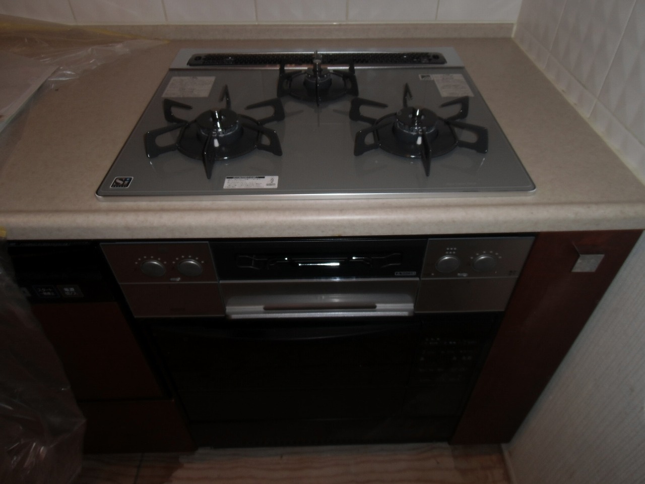 ノーリツ製ガスコンロ ファミ N3WR1PWAS6SVE