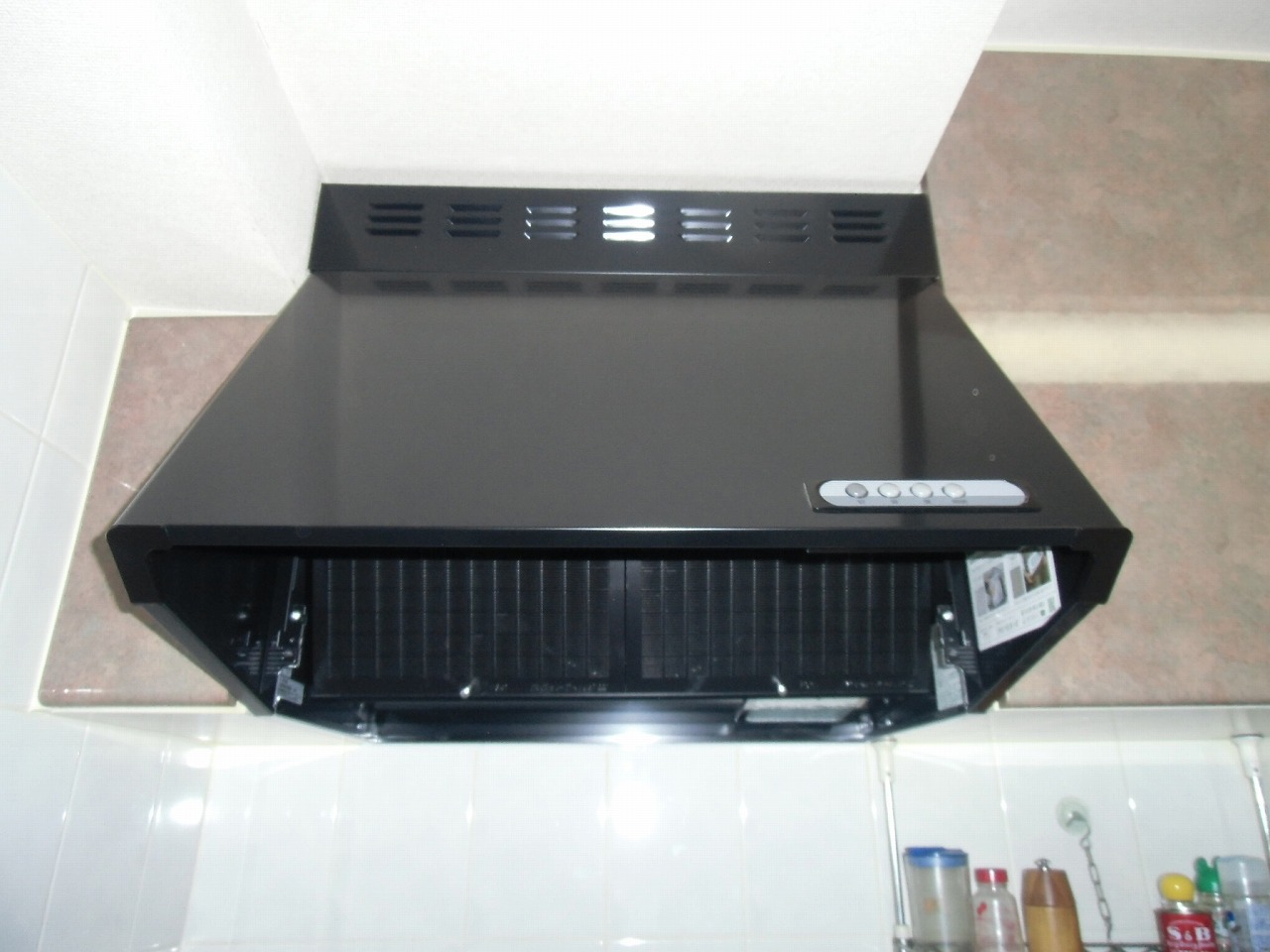 富士工業製レンジフード BDR-3HL-601BK　