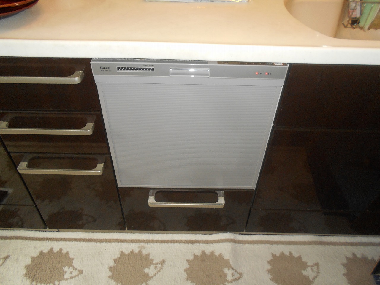 リンナイ製食器洗い乾燥機 RKW-404A-SV