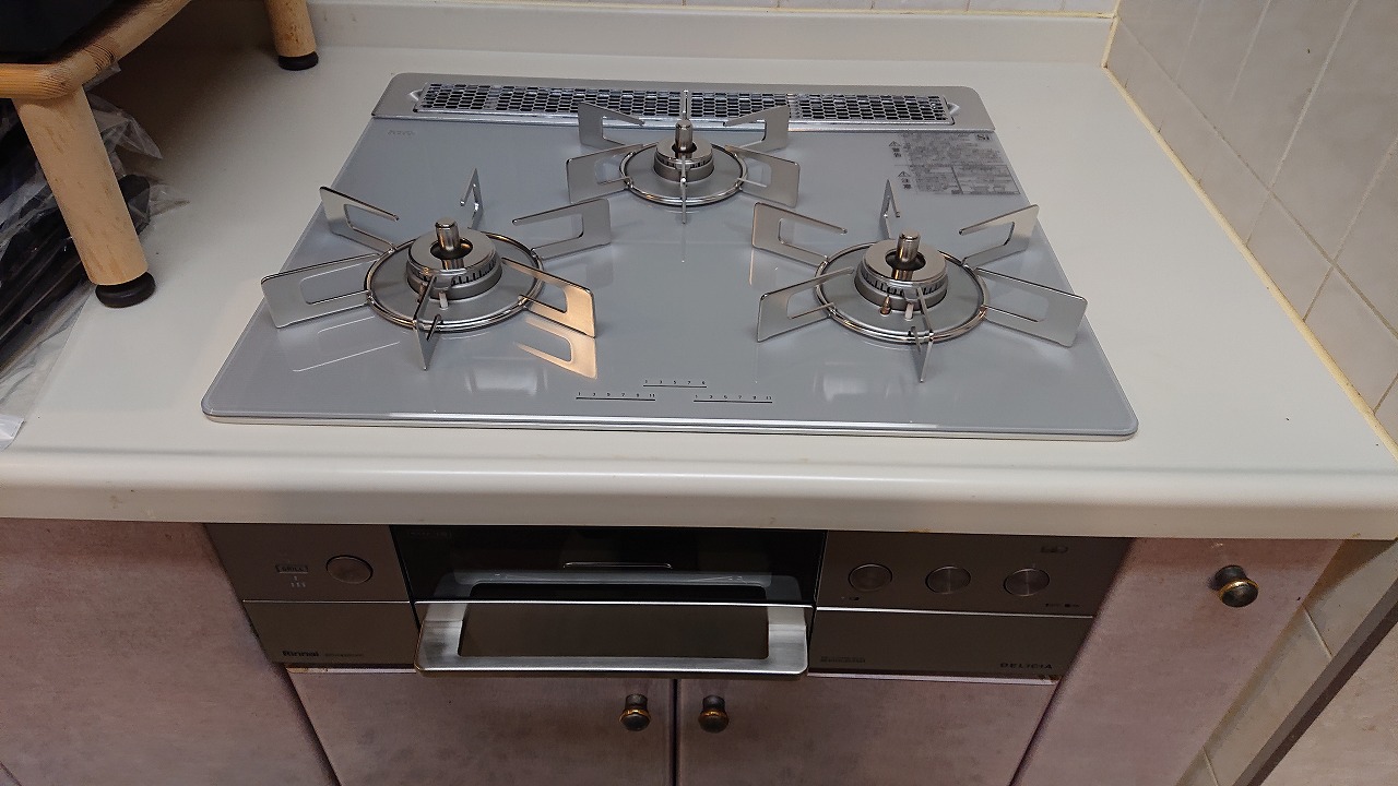 リンナイ製ガスコンロ デリシア RHS31W30E14RCSTW