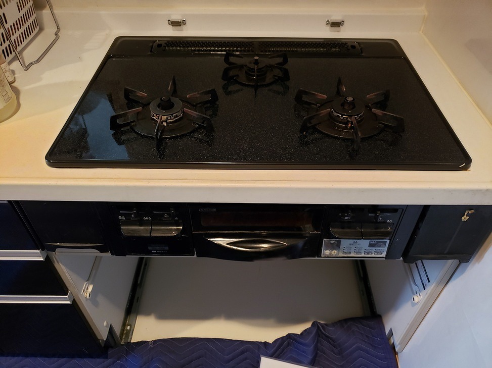 ノーリツ製ガスコンロ ピアット ワイドグリル N3WS4PWAS6STESC
