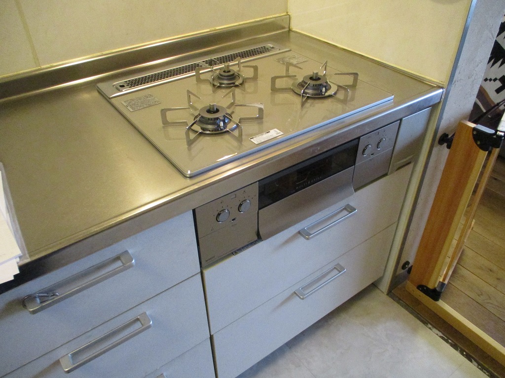 ノーリツ製ガスコンロ　ピアット マルチグリル　N3S12PWAS6STES(都市ガス)