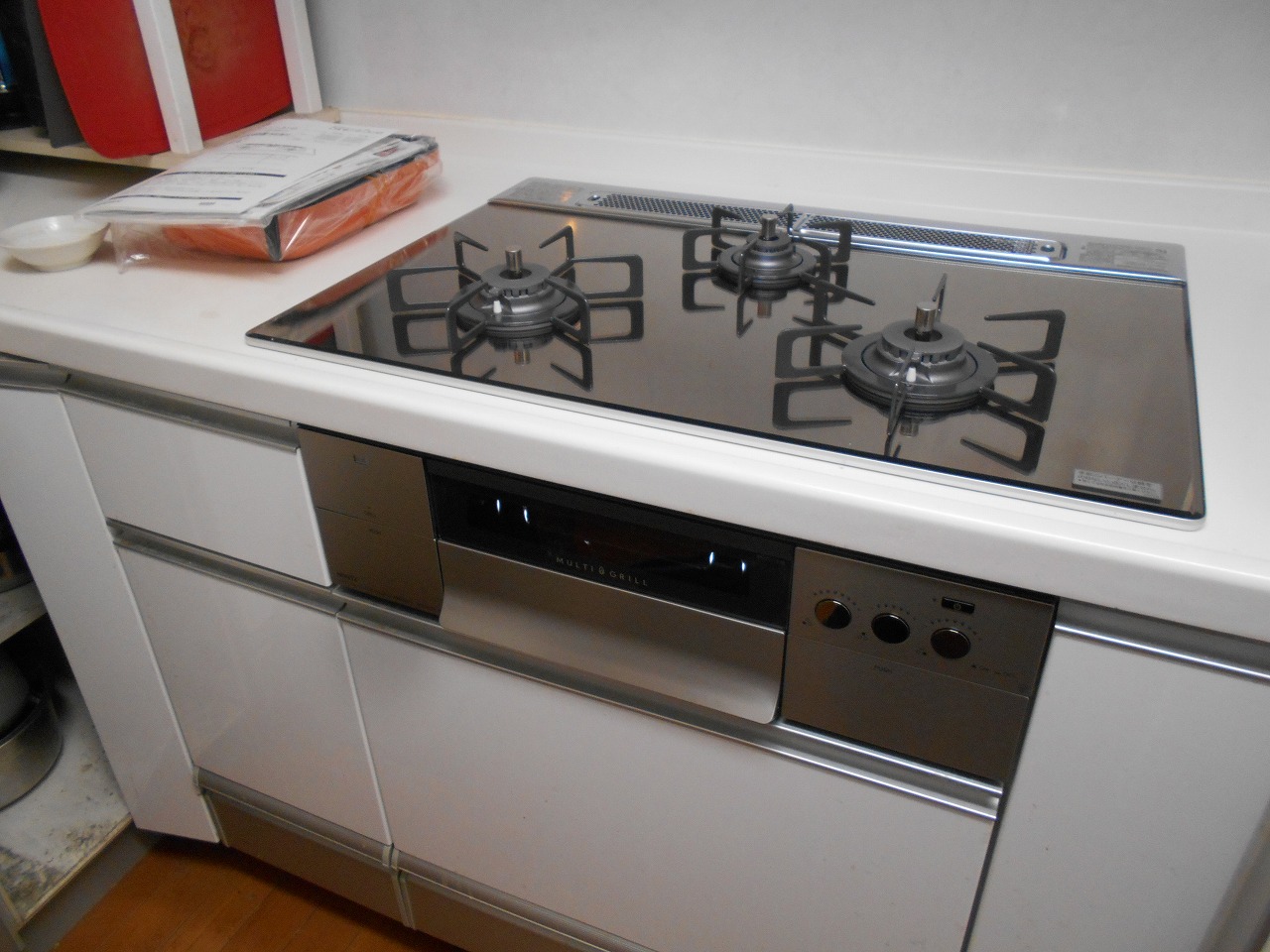 ノーリツ製ガスコンロ プログレ N3S15PWASKSTEC