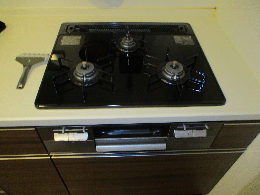 ノーリツ製ガスコンロ ファミ オートタイプ N3WT6RWTP1SI(都市ガス)