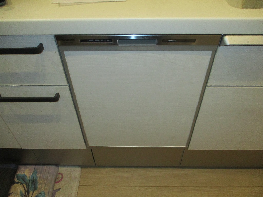 Panasonic製食器洗い乾燥機 NP-45MD9Sの交換工事
